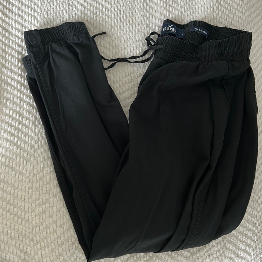 Hollister Black high rise jogger